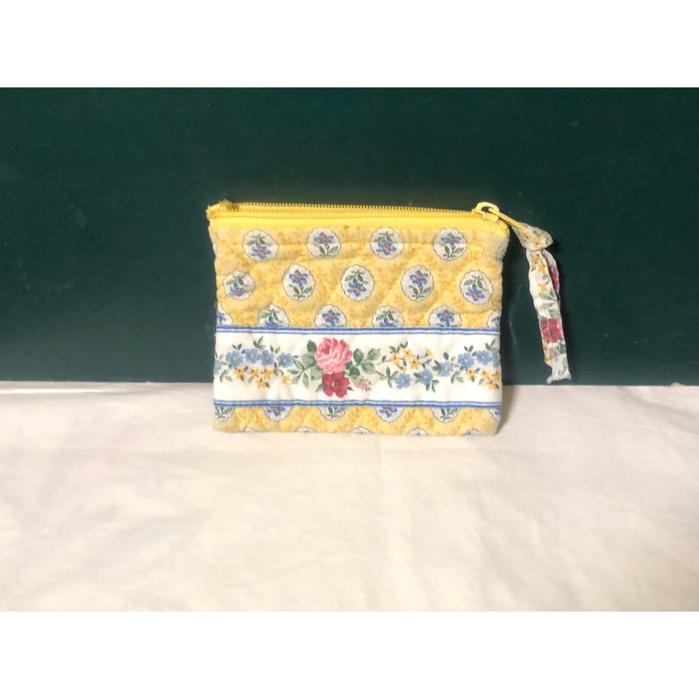 Vera Bradley Designs Vintage Yellow Elizabeth Coin Purse
